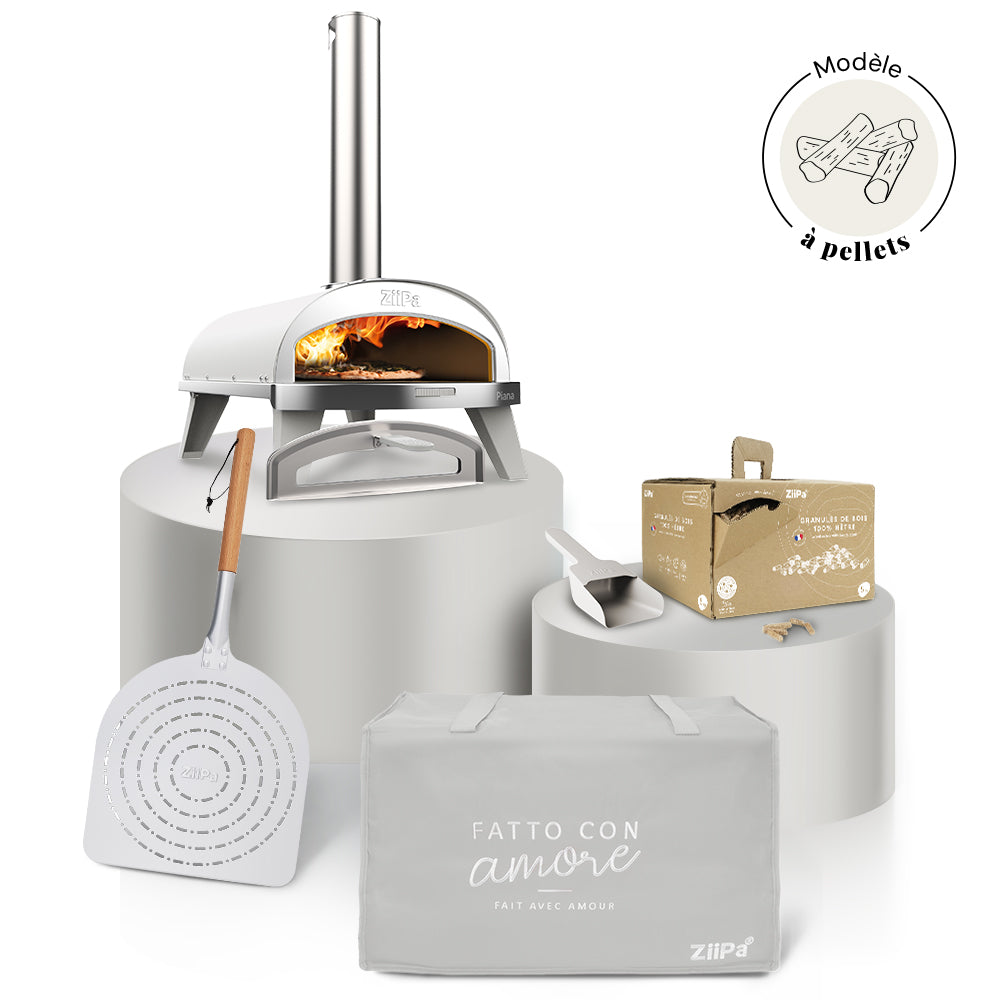 Pack Iniziale Bois • Coffret four à bois Piana Evo • Craie