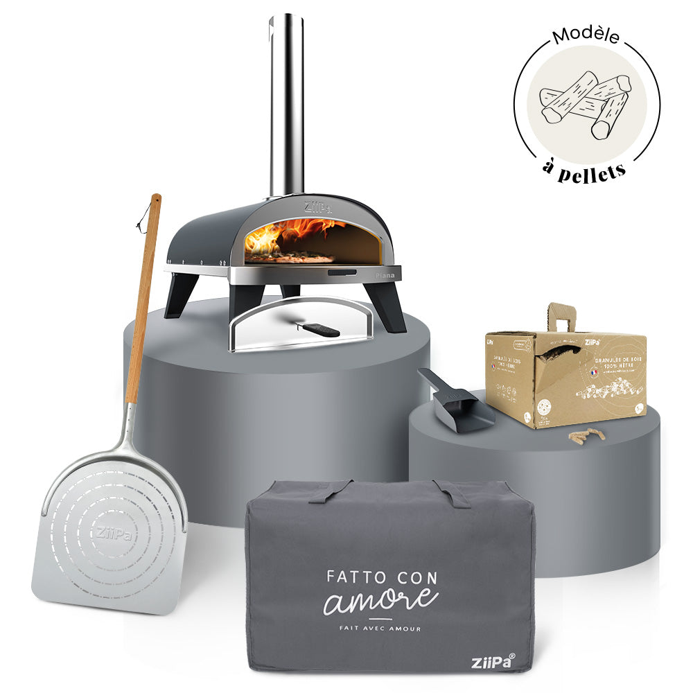 Pack Iniziale Pellets • Coffret four à bois Piana • Ardoise