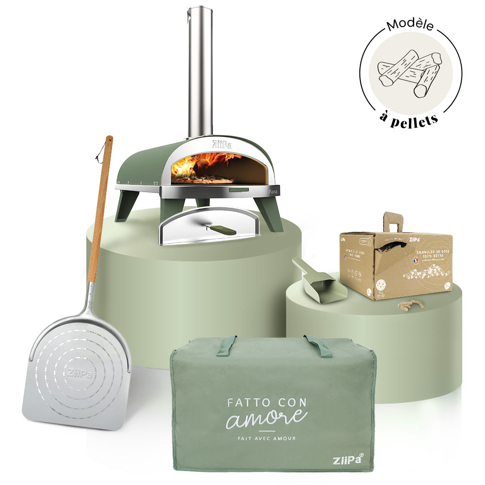 Pack Iniziale Pellets • Coffret four à bois Piana • Eucalyptus