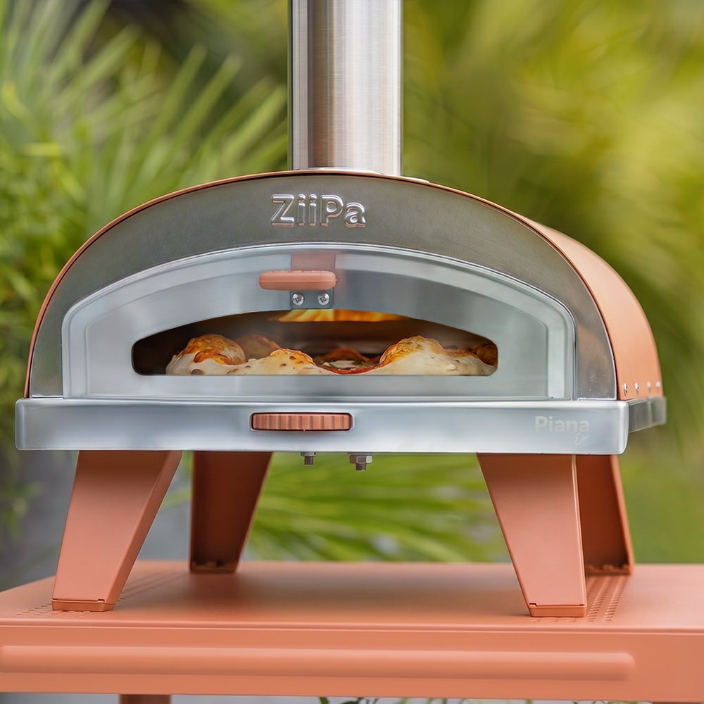 Piana Evo Bois • Four à pizza à pellets 12" • Terracotta