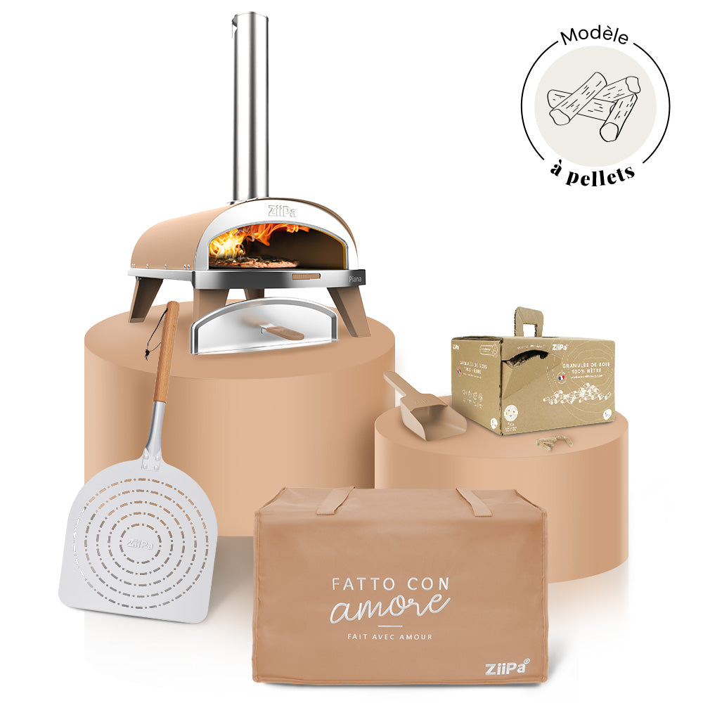 Pack Iniziale Bois • Coffret four à bois Piana • Sable