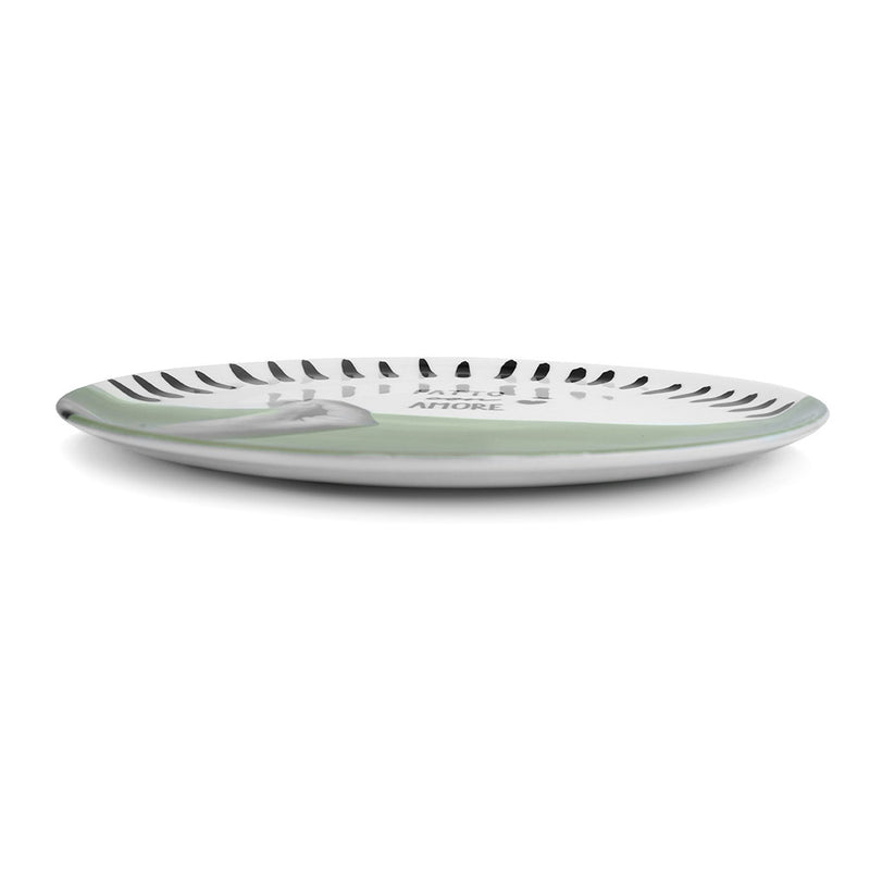 Atina • Set of 4 pizza plates • Eucalyptus