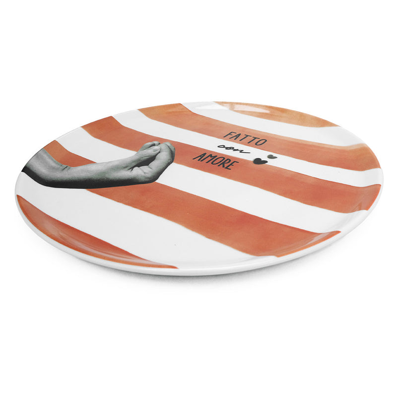 Atina • Set of 4 pizza plates • Terracotta