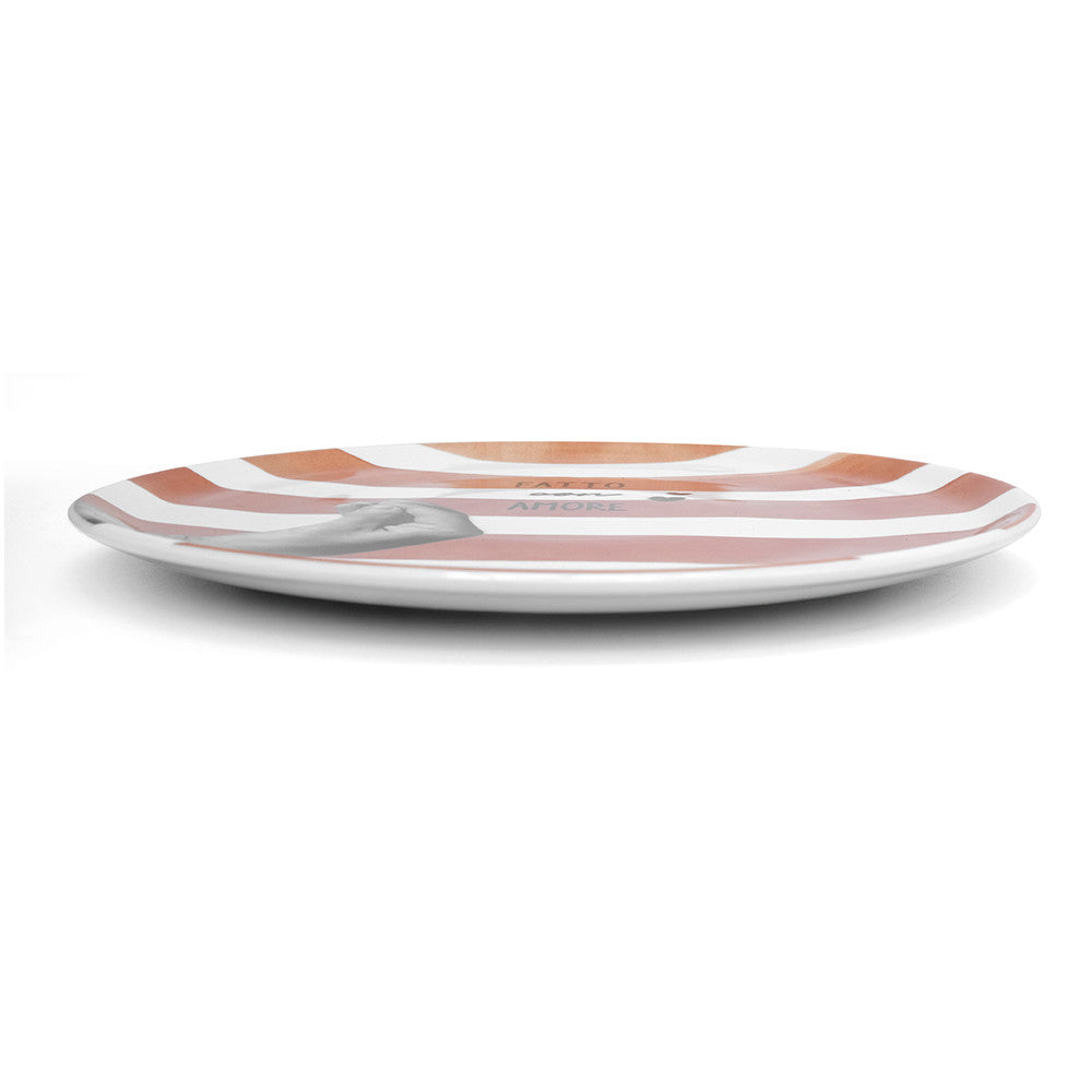Atina • Set of 4 pizza plates • Terracotta
