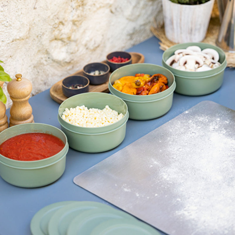 Spetina • Set of 6 dough boxes • Eucalyptus
