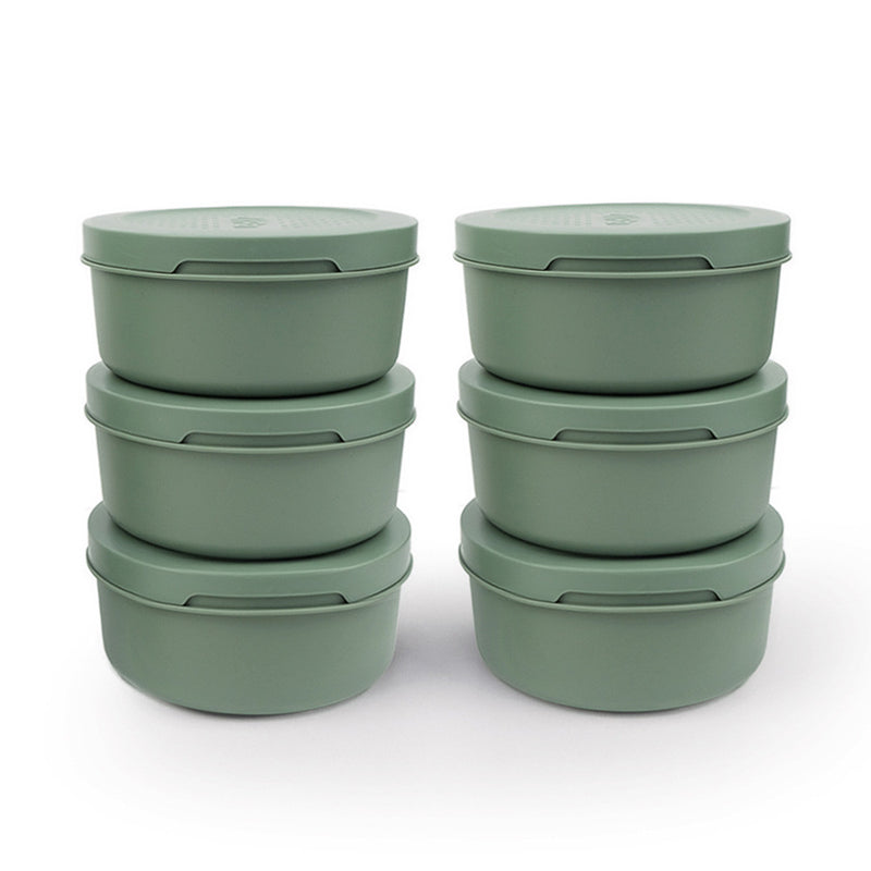 Spetina • Set of 6 dough boxes • Eucalyptus