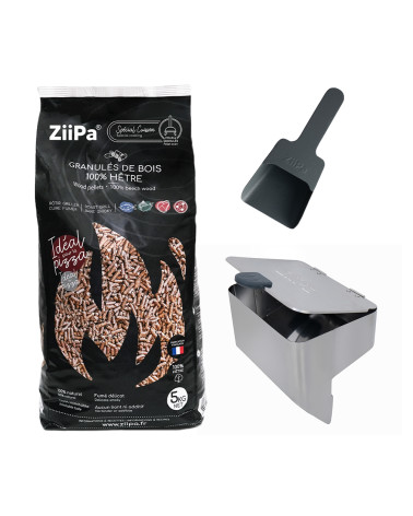 Pack Legno • Pellets shovel, Pellets for pizza oven, Pellets dispenser • Ardoise