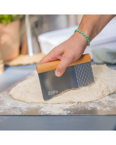 Pack Preparazione • Scale, Set of 6 pizza dough boxes, Pizza dough cutter • Charbon