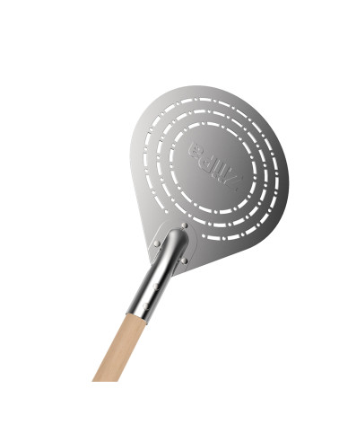 Civita • Round perforated pizza shovel