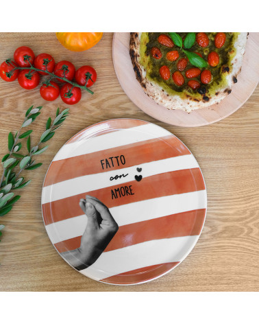 Pizza plate • Atina • Terracotta