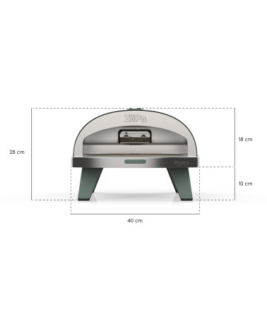 Piana Gas • Forno per pizza a gas • Eucalyptus