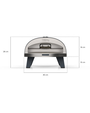 Piana Gas • Forno per pizza a gas • Ardoise