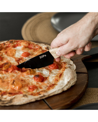 Couteau à pizza avec roulette • Aquino