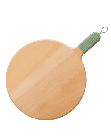 Pack Servizio • 2 Wooden pizza boards, Pizza cutter rocker • Eucalyptus