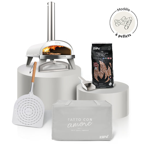 Pack Iniziale Bois • Coffret four à bois Piana Evo • Craie