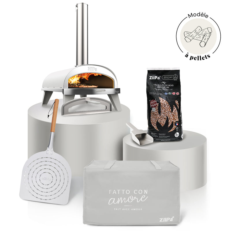 Pack Iniziale Bois • Coffret four à bois Piana Evo • Craie