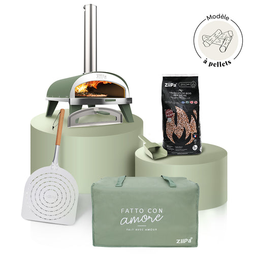 Pack Iniziale Bois • Coffret four à bois Piana Evo • Eucalyptus