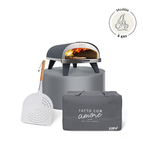 Pack Iniziale Gaz • Coffret four à Gaz Piana Evo • Ardoise