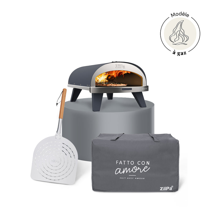 Pack Iniziale Gaz • Coffret four à Gaz Piana Evo • Ardoise