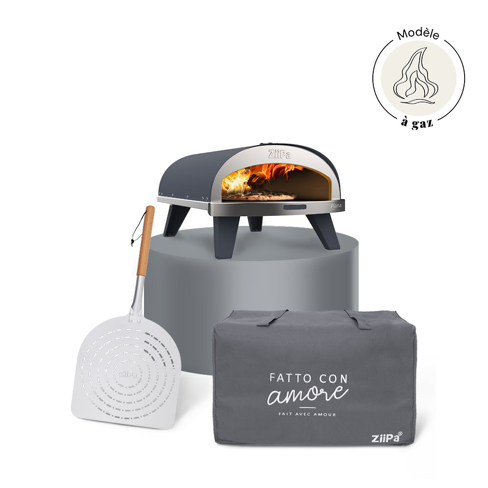 Pack Iniziale Gaz • Coffret four à Gaz Piana Evo • Ardoise