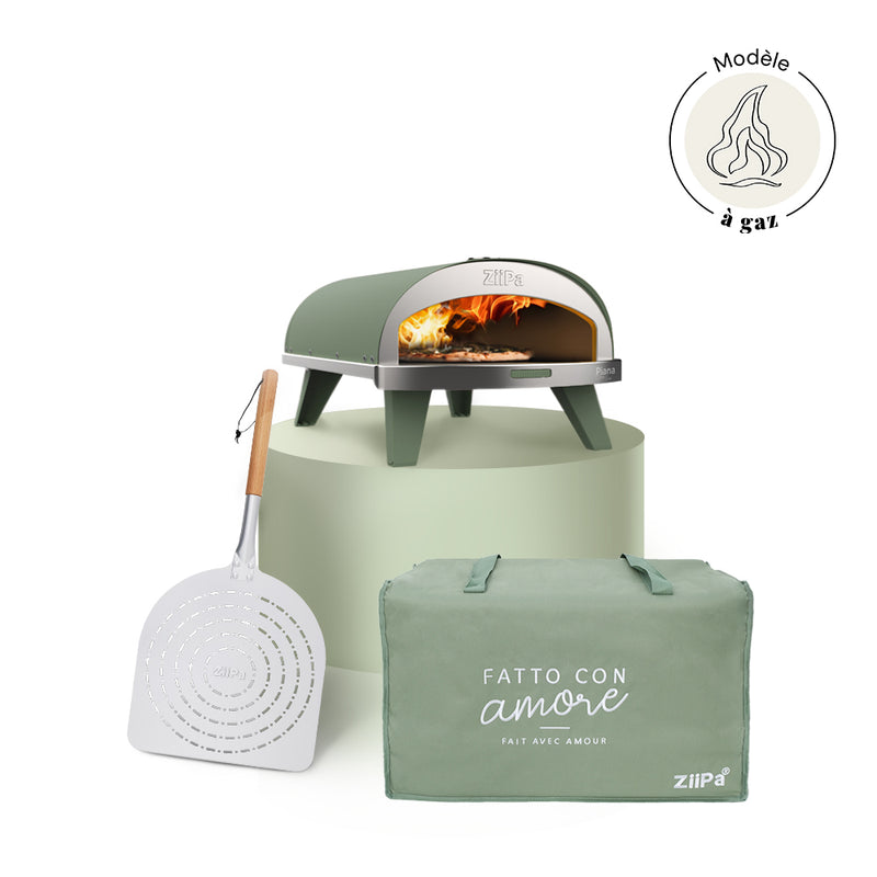 Iniziale Gas Pack • Piana Evo Gas Pizza Oven Set • Eucalyptus