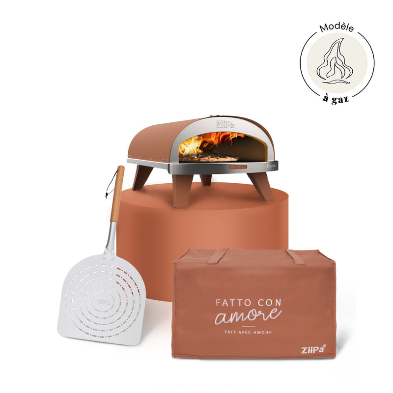 Pack Iniziale Gaz • Coffret four à Gaz Piana Evo • Terracotta