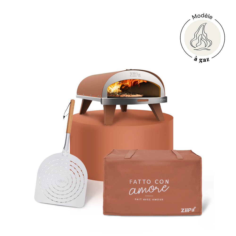 Pack Iniziale Gaz • Coffret four à Gaz Piana Evo • Terracotta