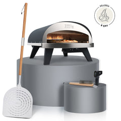 Erstes Sedici-Paket • Gasofenbox Piana Sedici • Schiefer