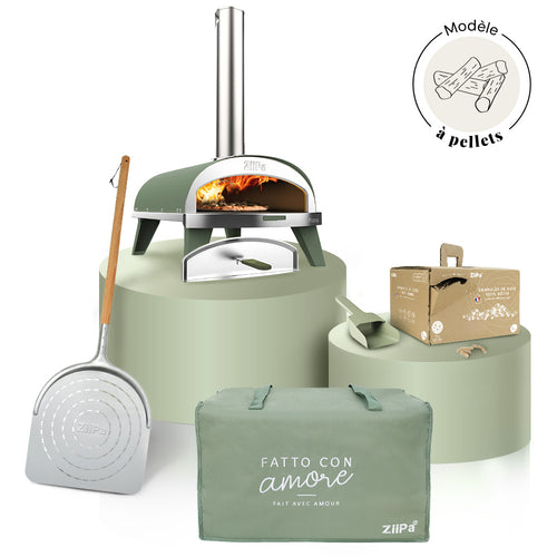 Pack Iniziale Pellets • Coffret four à bois Piana • Eucalyptus