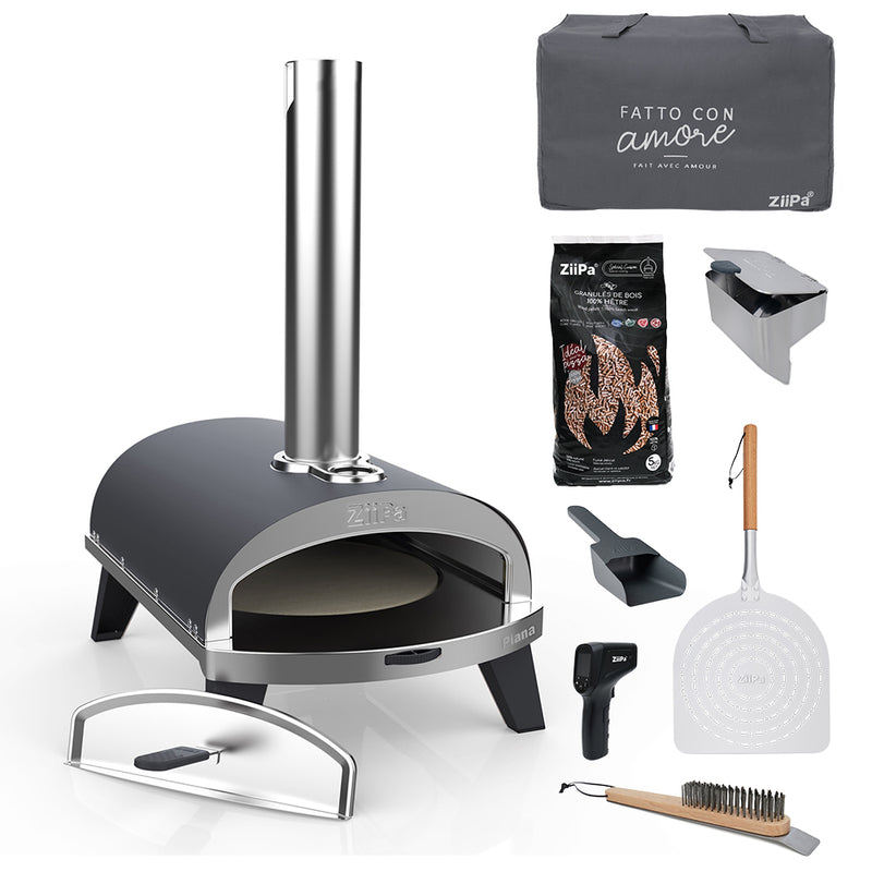 Pack Maestro • Coffret four à bois + 7 accessoires • Ardoise