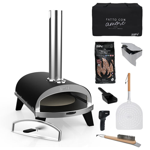 Pack Maestro • Coffret four à bois + 7 accessoires • Charbon