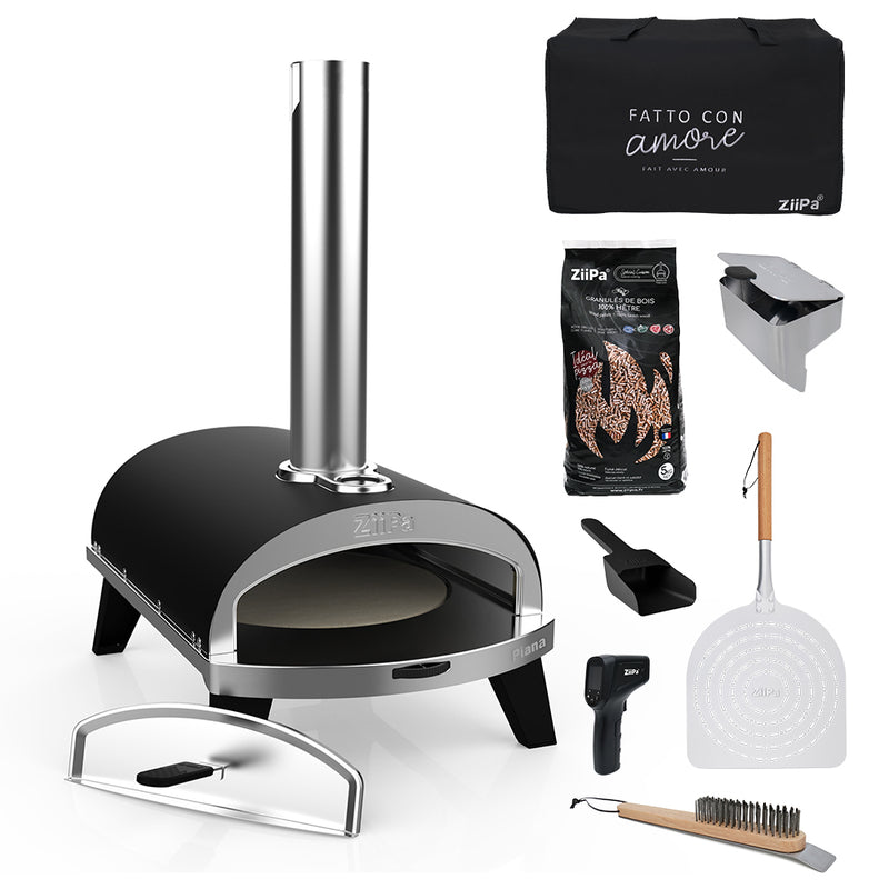 Pack Maestro • Coffret four à bois + 7 accessoires • Charbon