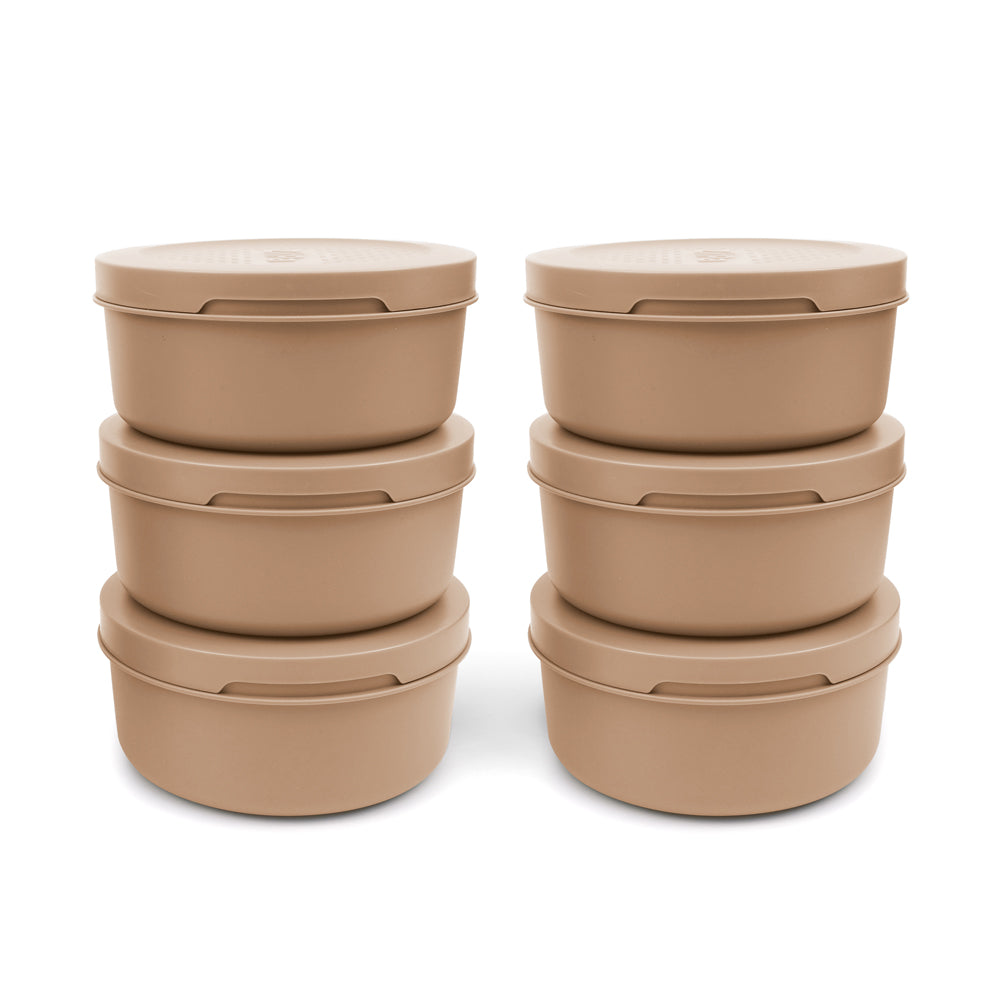 Pack Gusto • Topping station, 6 boîtes à pâtons • Sable