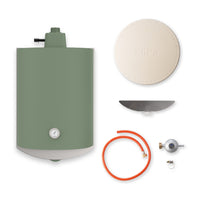 Piana Evo Gas • 12"-Gas-Pizzaofen • Eucalyptus