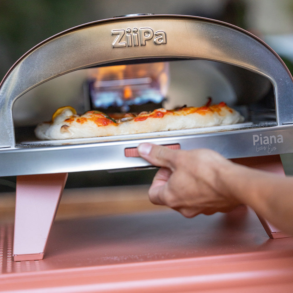 Piana Evo Gas • 12"-Gas-Pizzaofen • Terracotta
