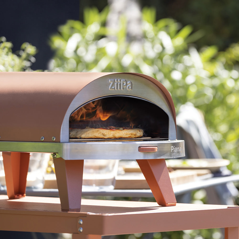 Piana Evo Gas • 12"-Gas-Pizzaofen • Terracotta