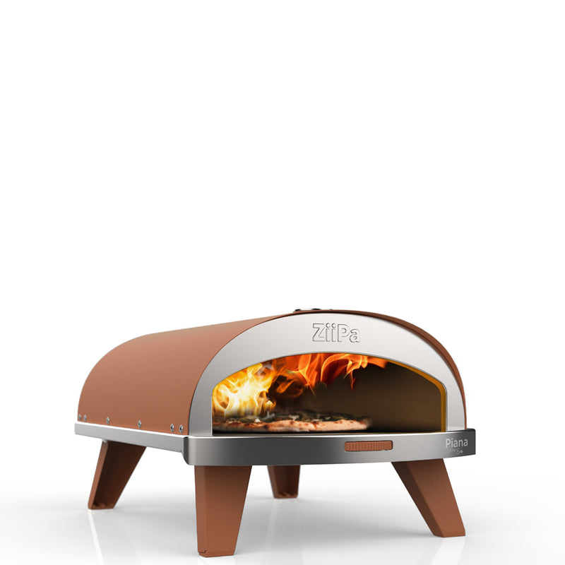 Piana Evo Gas • 12"-Gas-Pizzaofen • Terracotta