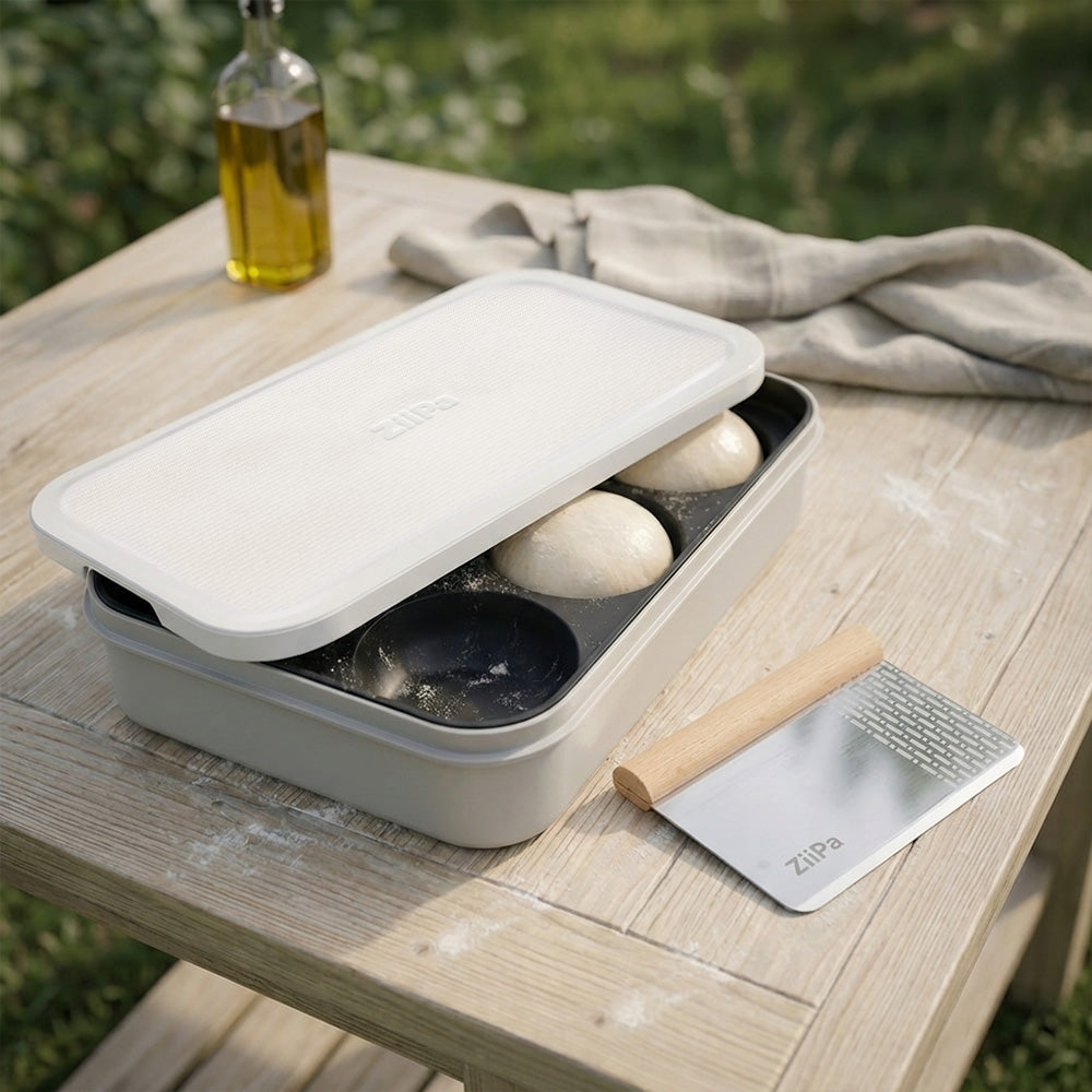 Pack Preparazione Minola • Silikonmatte mit 6 Mulden & Teigbox