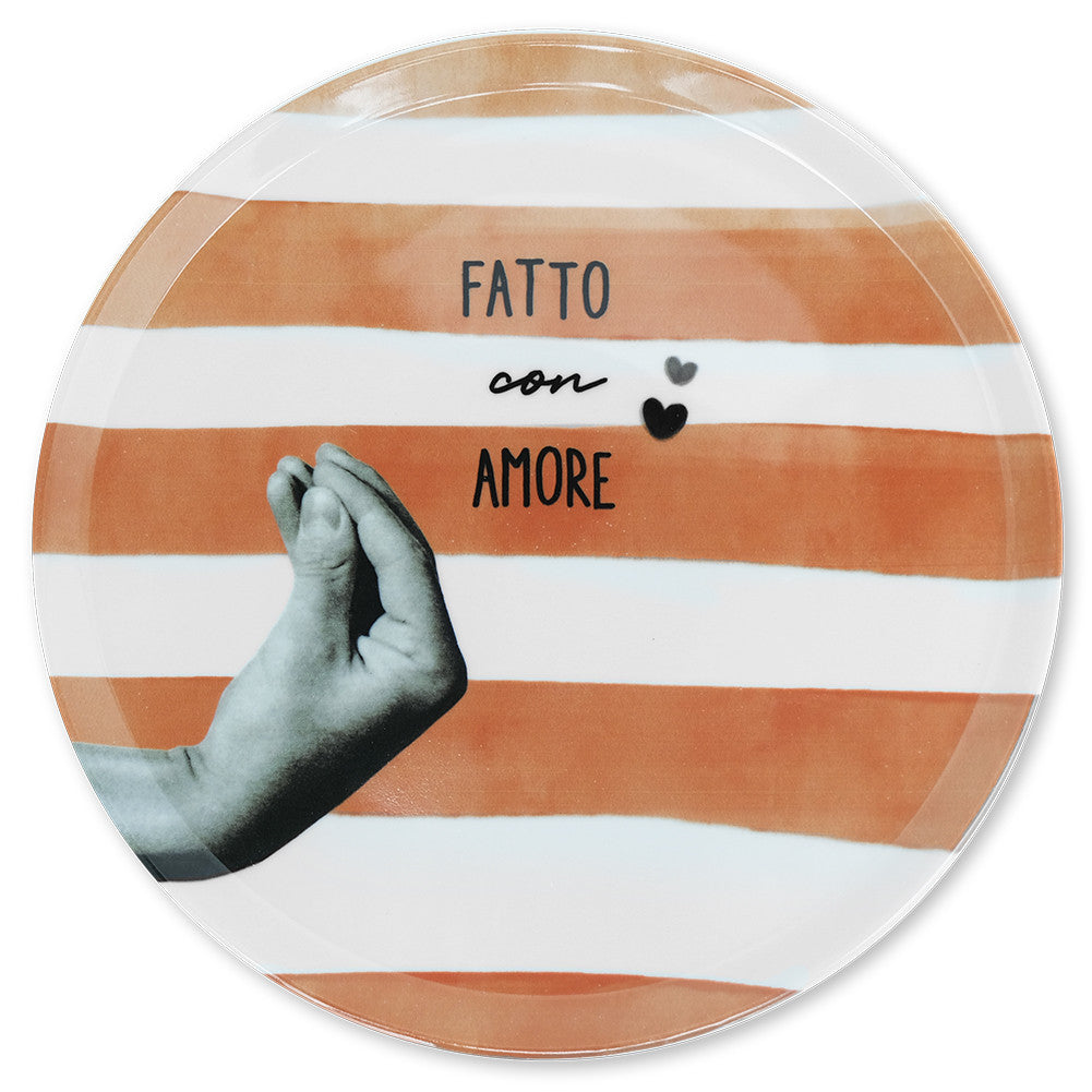 Atina • Pizza plate • Terracotta