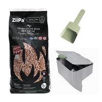 Pack Legno • Pellet dispenser, pellet shovel, pellet bag • Eucalyptus