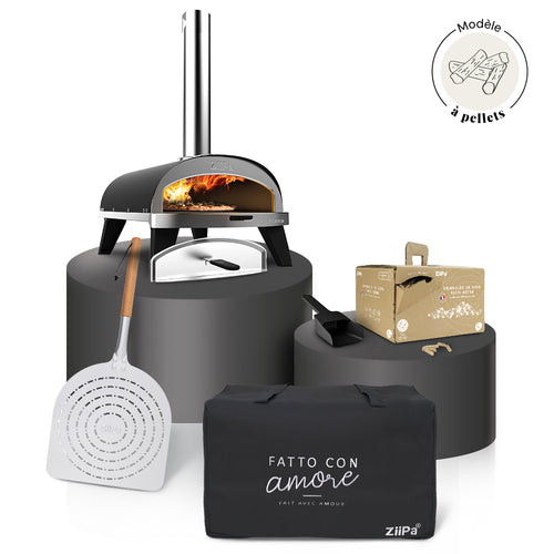 Pack Iniziale Bois • Coffret four à bois Piana • Charbon