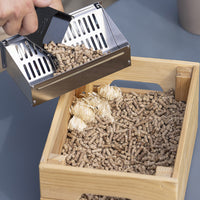 Pack Legno • Distributeur de pellets, pelle à pellets, sac de pellets • Ardoise