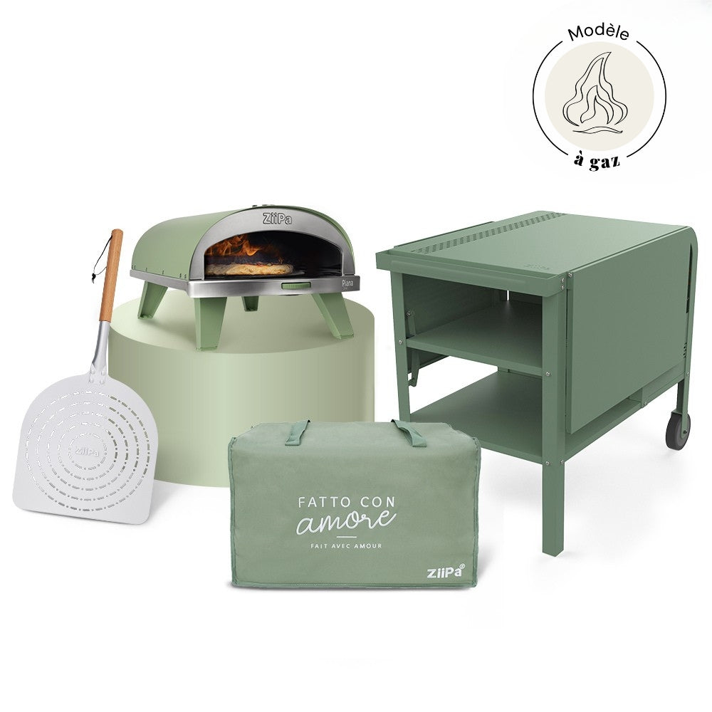 Pack Iniziale Gas • Piana Gaz gas oven box • Eucalyptus