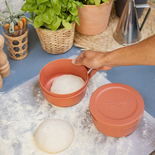 Spetina • Set of 6 dough boxes • Terracotta