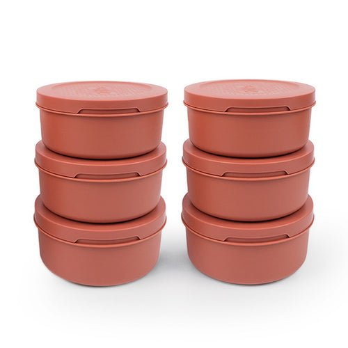 Spetina • Set of 6 dough boxes • Terracotta